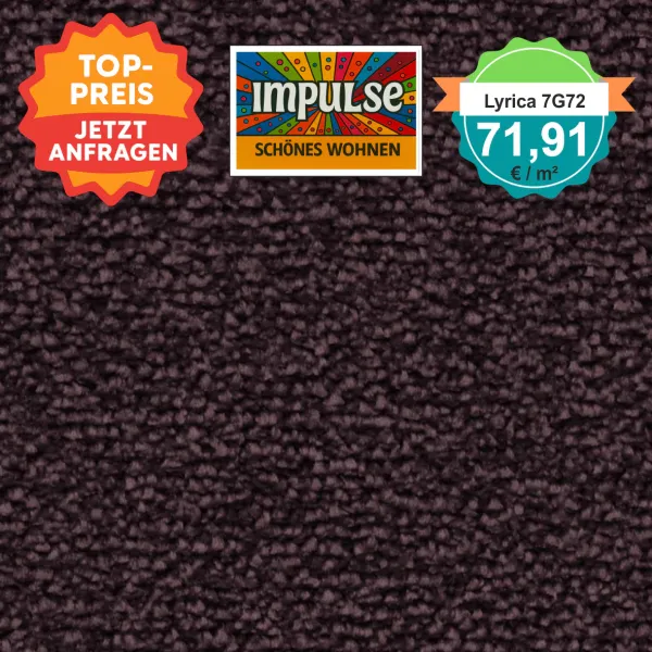 Vorwerk Lyrica 7G72 aubergine – Velours Teppich – € 71,91/m² – Produktbild